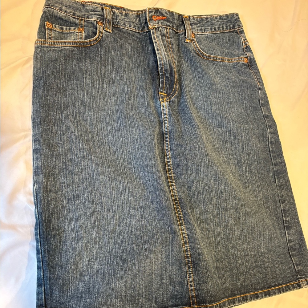 Vintage Lucky jeans skirt